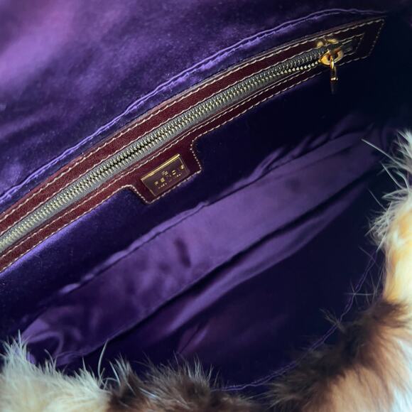 Vintage Fendi Skunk Fur Baguette - Picture 7 of 10